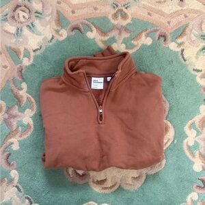 TNA QUARTER ZIP COZY FLEECE